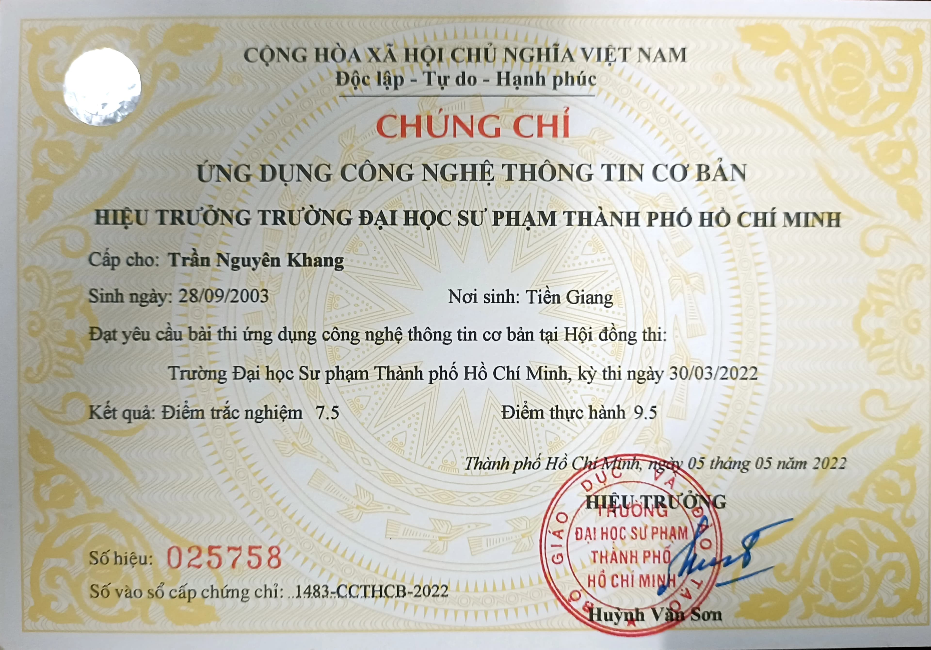 Basic IT Certificate