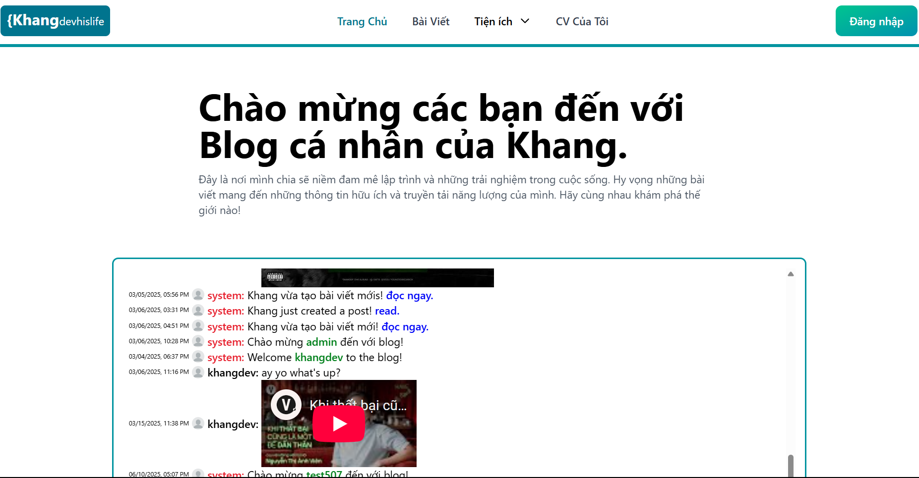 Blog cá nhân tối ưu SEO